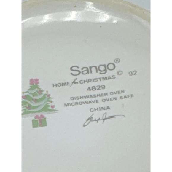 Sango Home for Christmas Cup and Saucer Set of 2 4829 - Picture 6 of 6